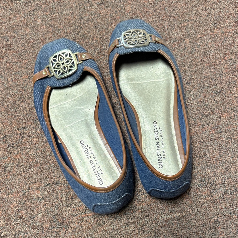 Denim slip on